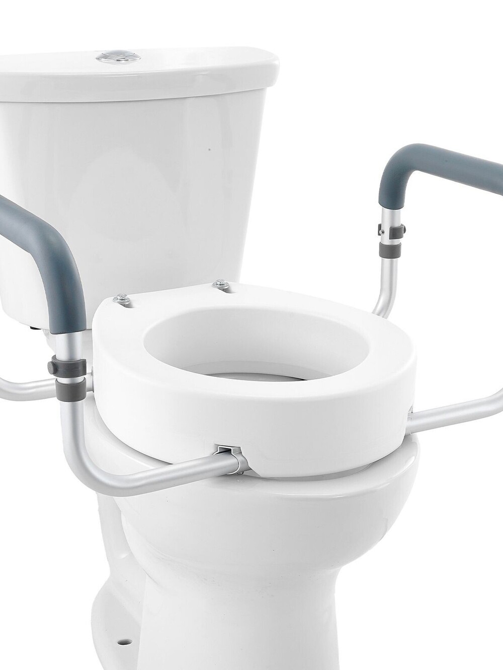 Raised Toilet Seat, 3.5" Height Raised, 300 lbs Weight Capacity,